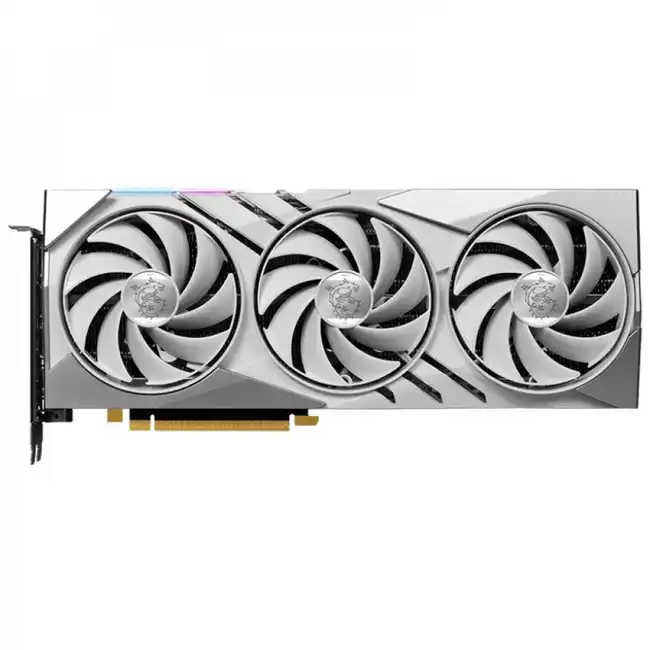 Видеокарта MSI RTX 4070 SUPER 12G GAMING X SLIM WHITE (12 ГБ)