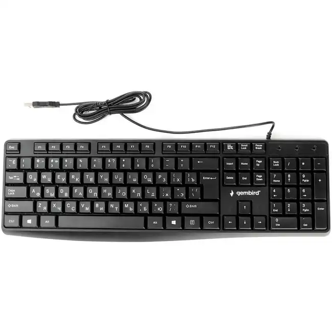 Клавиатура Gembird KB-8410 (Проводная, USB)