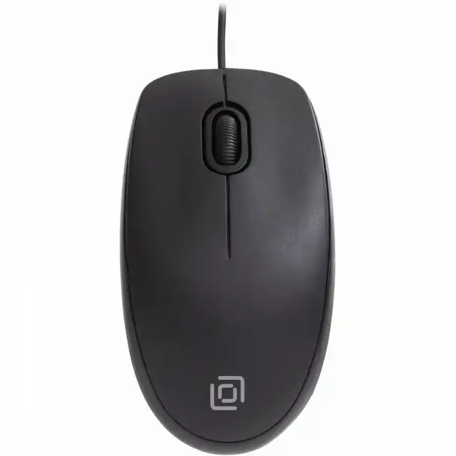 Мышь Oklick 195M M218 BLACK (Бюджетная, Проводная)