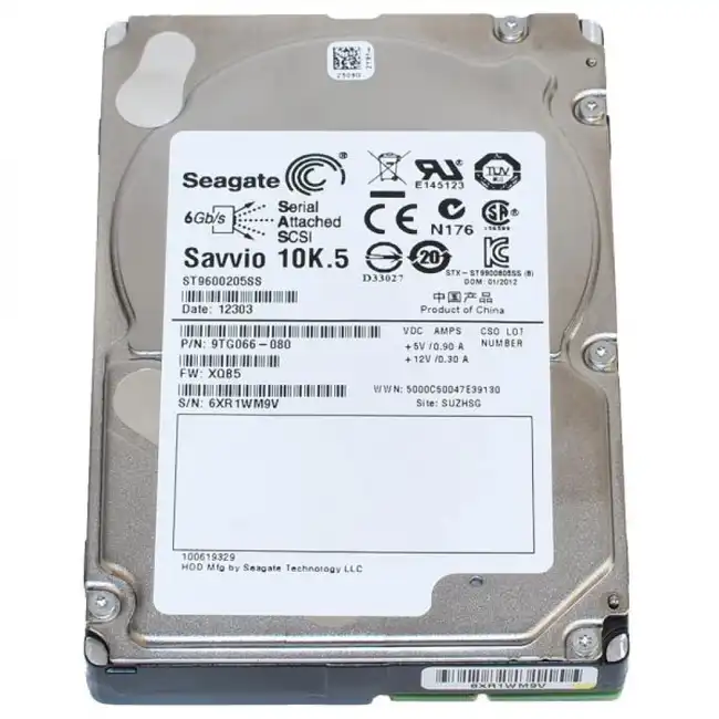 Внутренний жесткий диск Seagate ST1000NM0001 ST9600205SS (HDD (классические), 600 ГБ, 2.5 дюйма, SAS)