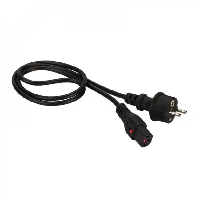 Кабель питания LANMASTER LAN-PP13L/SH-2.0-BK