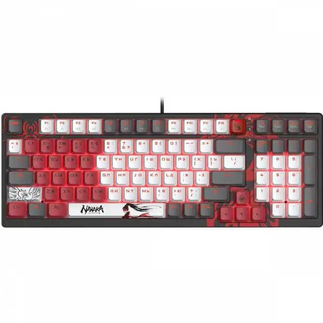 Клавиатура A4Tech Bloody S98 Naraka BLMS Plus S98 NARAKA BLMS RED PLUS (Проводная, USB)