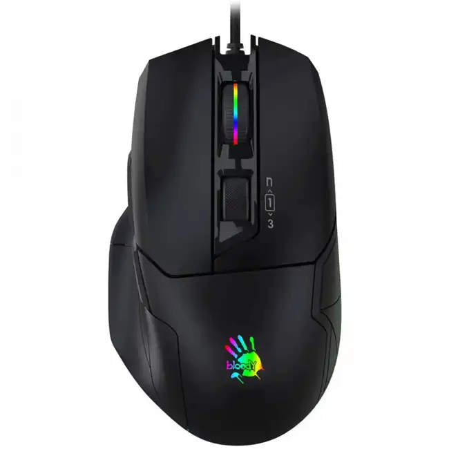 Мышь A4Tech Bloody W70 Max W70 MAX (STONE BLACK) (Игровая, Проводная)