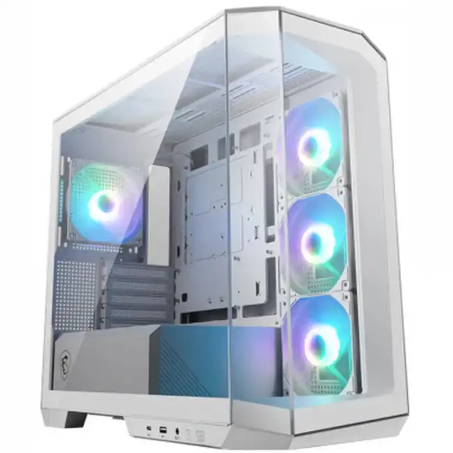 Корпус MSI MAG Pano M100R PZ White MAG PANO M100R PZ WHITE (Игровые, Midi-Tower)