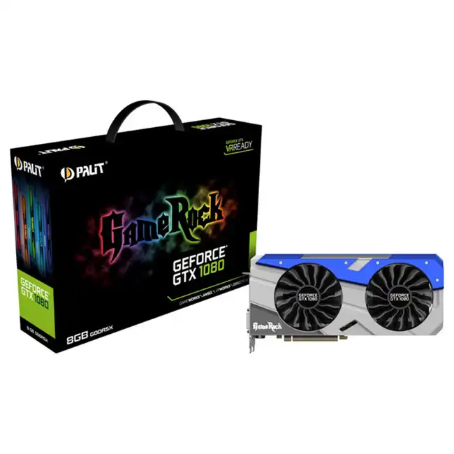Видеокарта Palit GeForce GTX 1080 GameRock NEB1080T15P2-1040G (8 ГБ)