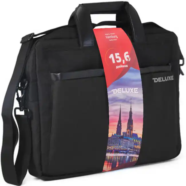 Сумка для ноутбука Deluxe Hamburg 15.6" DLNB-401B-P (15.6)