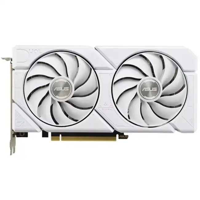 Видеокарта Asus GeForce RTX 4070 SUPER White Dual EVO OC Edition DUAL-RTX4070S-O12G-EVO-WHITE (12 ГБ)