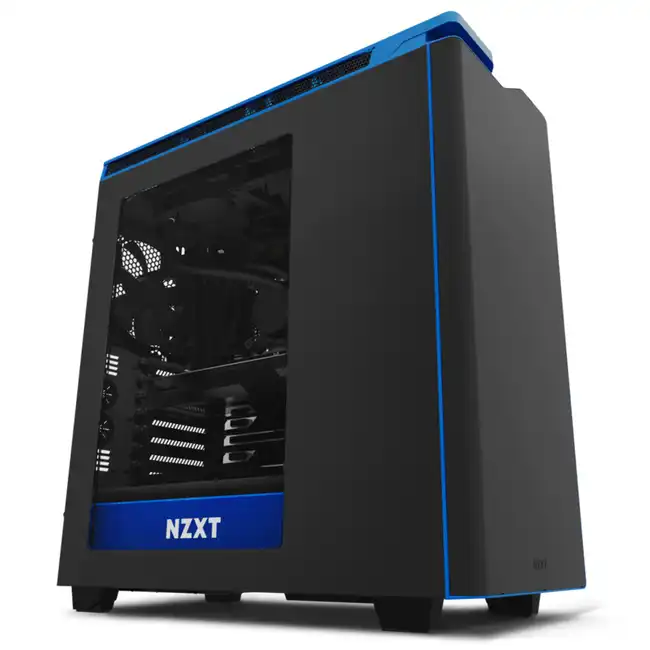 Корпус NZXT H440 (Matte Black / Blue) CA-H442W-M4