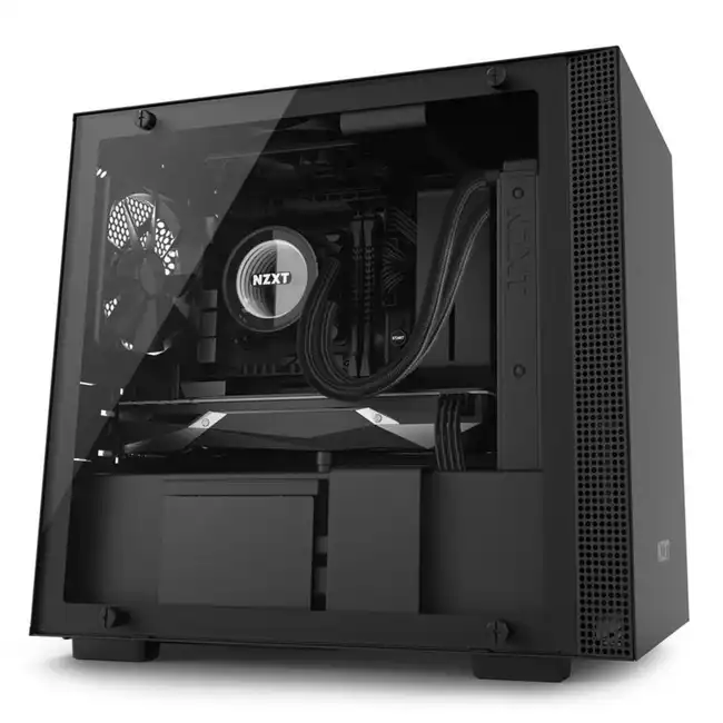 Корпус NZXT H200i MINI-ITX BLACK/BLACK CA-H200W-BB