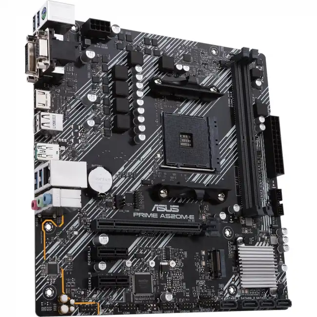 Материнская плата Asus PRIME A520M-E/CSM (micro-ATX, AMD AM4)