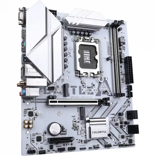 Материнская плата Colorful BATTLE-AX B760M-G WHITE WIFI D5 V20 (micro-ATX, LGA 1700)