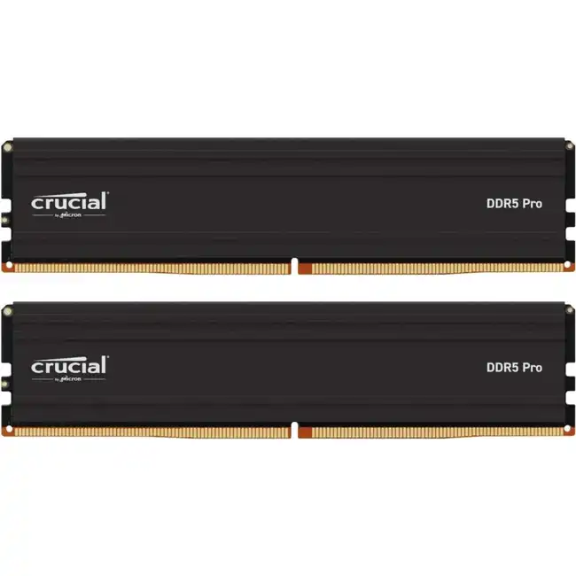 ОЗУ Crucial 32GB DDR5 UDIMM 5600MHz CP2K16G56C46U5 (DIMM, DDR5, 32 Гб (2 х 16 Гб), 5600 МГц)