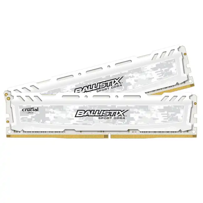 ОЗУ Crucial Ballistix Sport LT White BLS2C8G4D26BFSCK (DIMM, DDR4, 16 Гб (2 х 8 Гб), 2666 МГц)