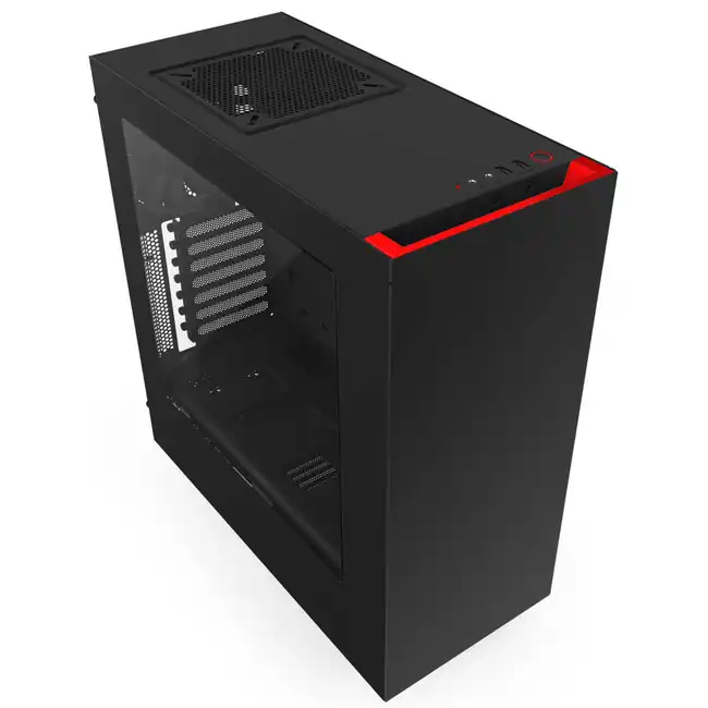Корпус NZXT S340 (Black / Red) CA-S340MB-GR