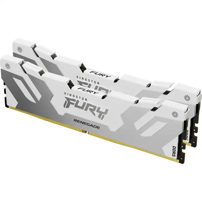 ОЗУ Kingston FURY Renegade White XMP 2x16Gb KF564C32RWK2-32 (DIMM, DDR5, 32 Гб (2 х 16 Гб), 6400 МГц)
