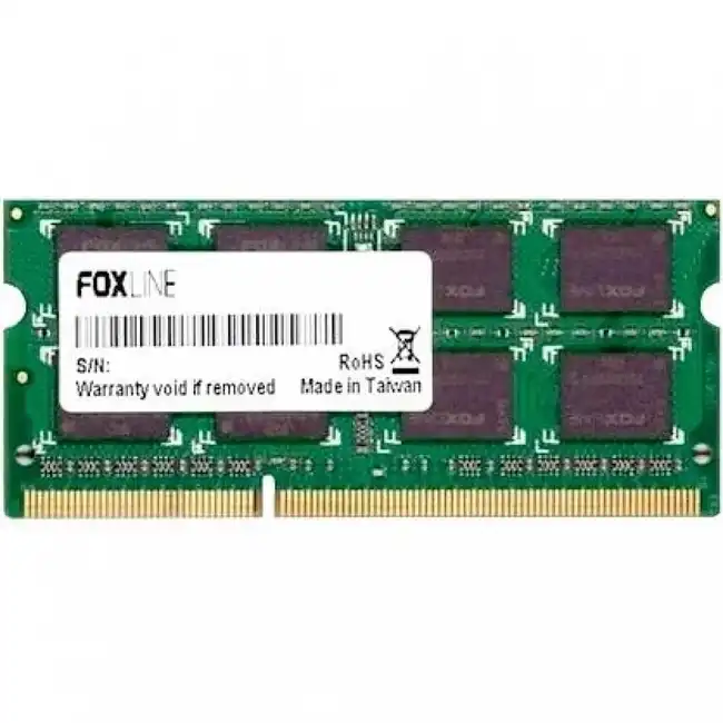 ОЗУ Foxline SODIMM 8GB 3200 DDR4 CL22 FL3200D4S22D-8GSE (SO-DIMM, DDR4, 8 Гб, 3200 МГц)