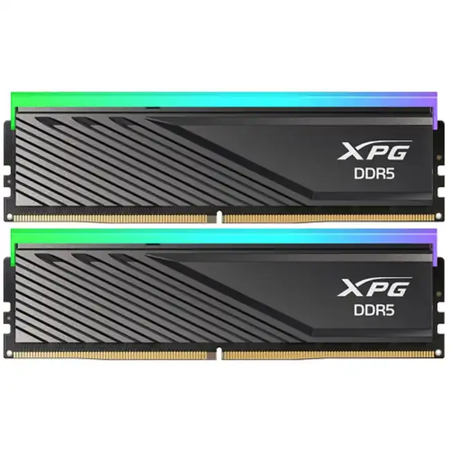 ОЗУ ADATA XPG Lancer Blade RGB Black kit 2*16GB AX5U6000C3416G-DTLABRBK (DIMM, DDR5, 32 Гб (2 х 16 Гб), 6000 МГц)
