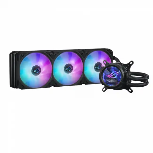 Охлаждение Asus ROG STRIX LC III 360 ARGB LCD 90RC00W1-M0UAY0 (Для процессора)