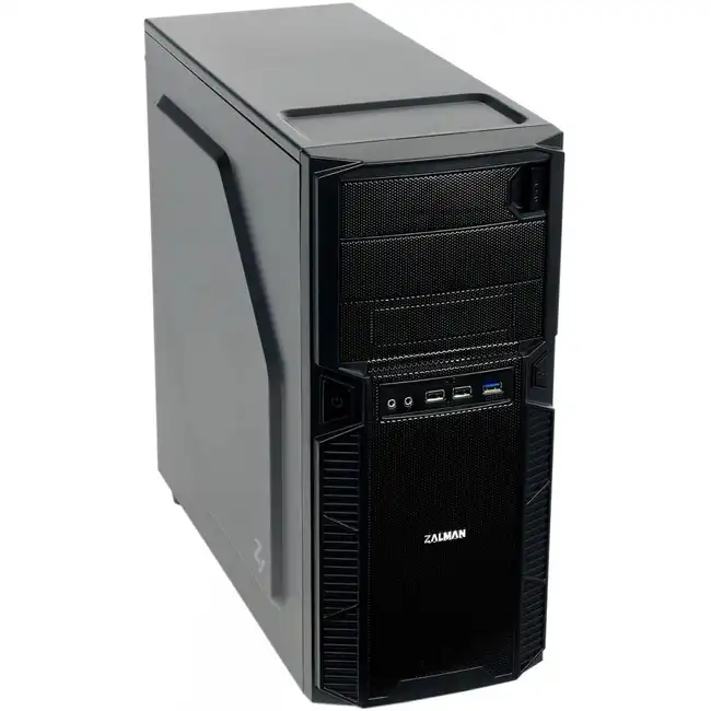 Корпус Zalman Z1 Black Z1 black (Бюджетные, Midi-Tower)