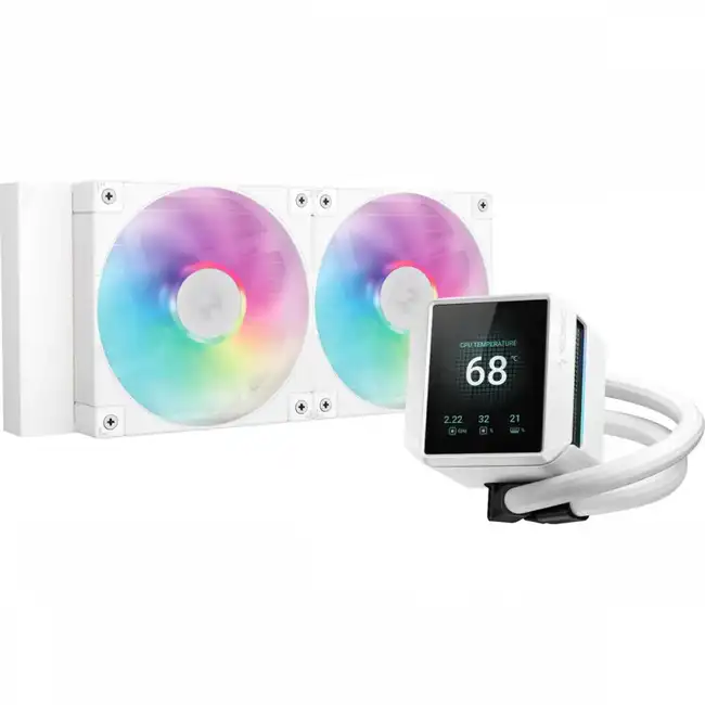 Охлаждение Deepcool MYSTIQUE 240 WH ARGB R-LX240-WHDSNMCP-G-1 (Для процессора)