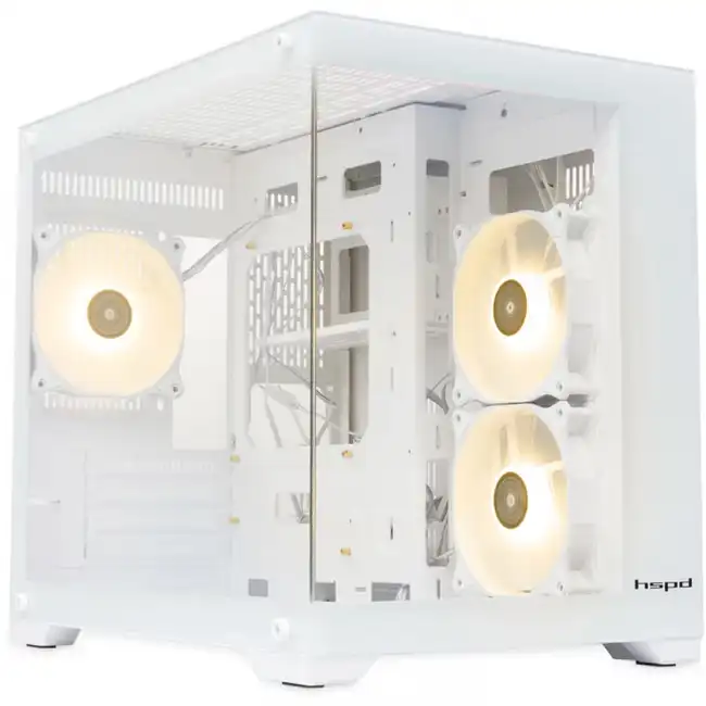 Корпус HSPD F330-TGWH-ARGB (Игровые, Mini-Tower)
