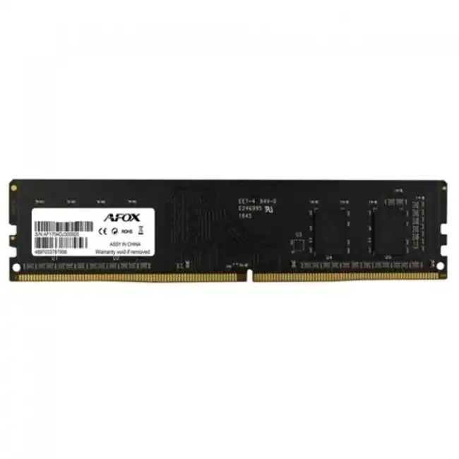 ОЗУ AFOX DDR4 DIMM 8GB AFLD48FH1P/AFLD48FH2P/AFLD48FS1P (DIMM, DDR4, 8 Гб, 2666 МГц)