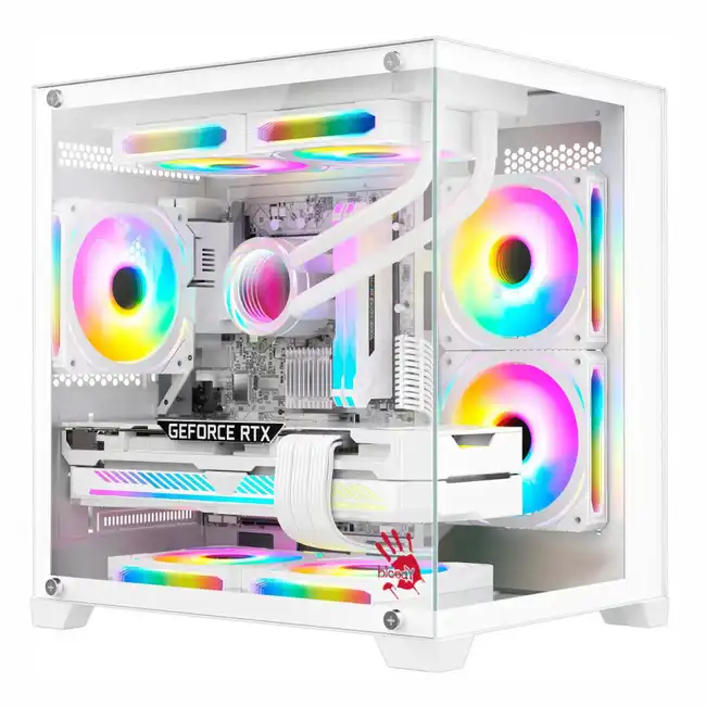 Корпус Bloody BD-CC105 White BD-CC105-WH (Игровые, Mini-Tower)
