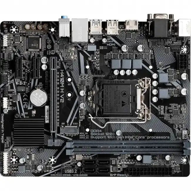 Материнская плата Gigabyte H410M H V2 DDR4 (micro-ATX, LGA 1200)