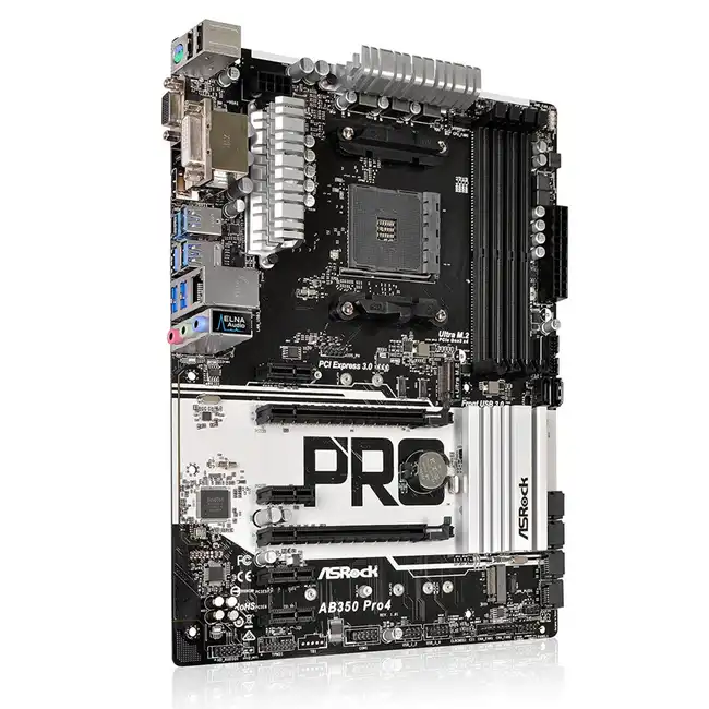 Материнская плата ASRock AB350 PRO4 AB350PRO4 (ATX, AMD AM4)