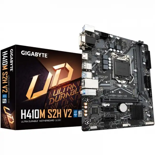 Материнская плата Gigabyte H410M S2H V2 2.0 (micro-ATX, LGA 1200)