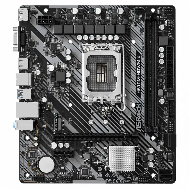 Материнская плата ASRock H610M-HDV/M.2 R2.0 DDR4 (micro-ATX, LGA 1700)