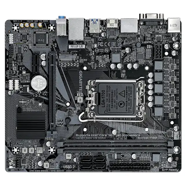 Материнская плата Gigabyte H610M S2H V3 DDR4 rev. 1.0 (micro-ATX, LGA 1700)