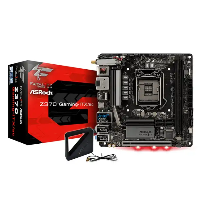 Материнская плата ASRock Fatal1ty Z370 Gaming-ITX/ac Z370GAMING-ITX/AC (Mini-iTX, LGA 1151)