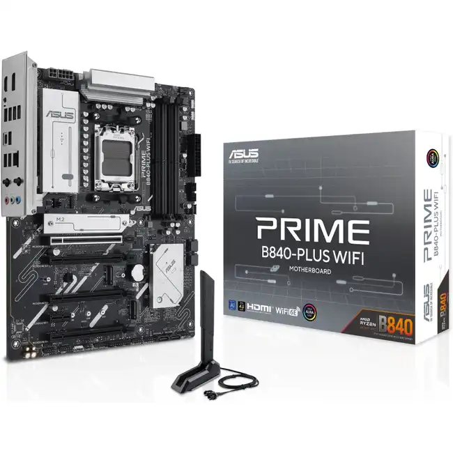 Материнская плата Asus PRIME B840-PLUS WIFI (ATX, AMD AM5)