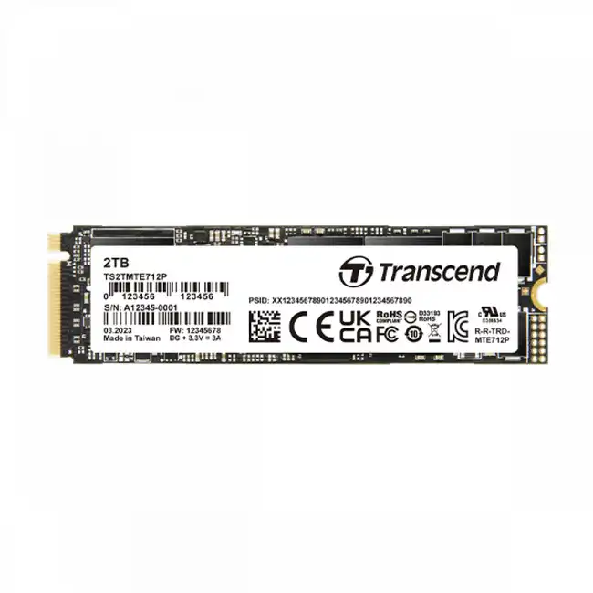 Внутренний жесткий диск Transcend TS256GMTE712P-VS1 (SSD (твердотельные), 256 ГБ, M.2, PCIe)