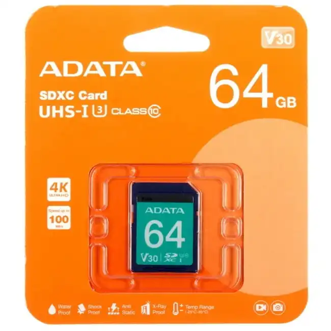 Флеш (Flash) карты A-Data ASDX64GUI3V30S ASDX64GUI3V30S-R (64 ГБ)
