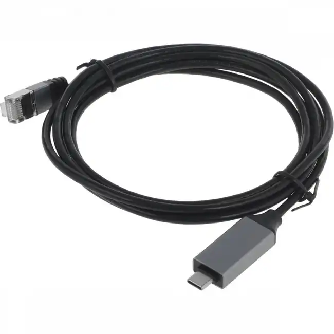 Кабель интерфейсный Buro BU-USB-C-LAN1000-2M (USB Type C - Ethernet (RJ45) (LAN))