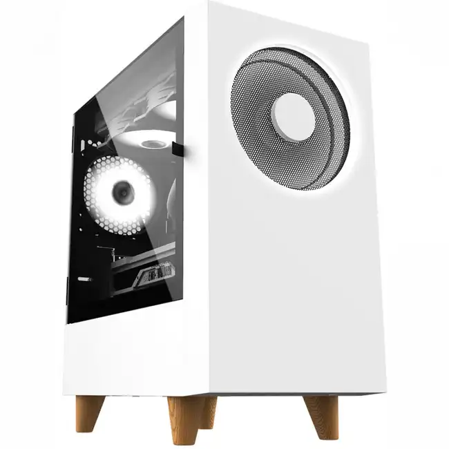 Корпус Wizmax EM1 Woofer White (Игровые, Midi-Tower)