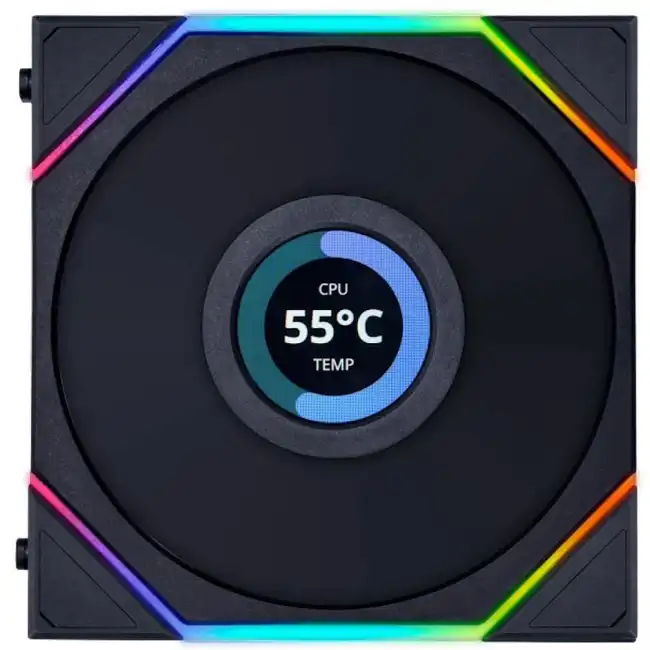 Охлаждение Lian Li UNI FAN TL 120 LCD Wireless ARGB G99.12TLLCD1W1B.00 (Для системного блока)