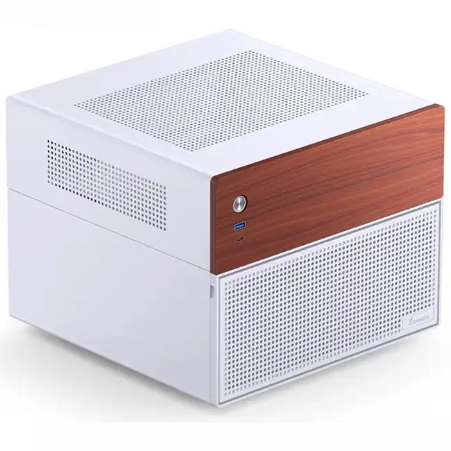 Корпус Jonsbo N4 White (Имиджевые, Micro-Tower)