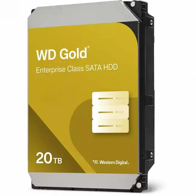 Внутренний жесткий диск Western Digital Server Gold 512E WD203KRYZ (HDD (классические), 20 ТБ, 3.5 дюйма, SATA)