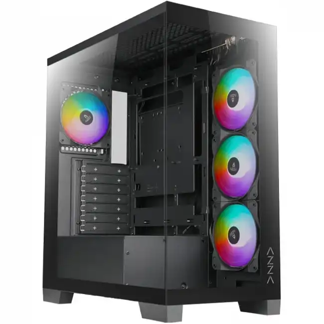 Корпус AZZA Cove Black CSAZ-570B COVE (Игровые, Midi-Tower)