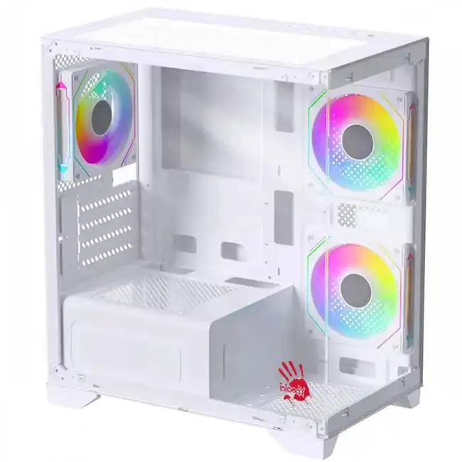 Корпус Bloody BD-CC103F White BD-CC103F-WH (Игровые, Mini-Tower)