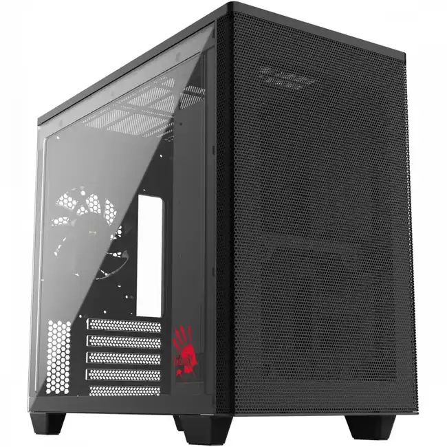 Корпус Bloody BD-CC117F Black BD-CC117F-BK (Игровые, Mini-Tower)