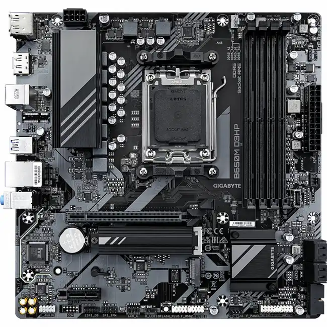 Материнская плата Gigabyte B650M D3HP rev. 1.0 DDR5 (micro-ATX, AMD AM5)