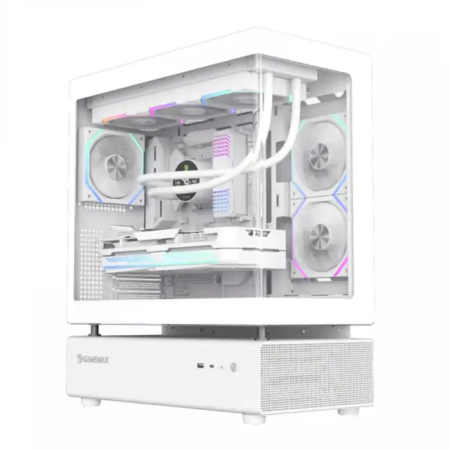 Корпус GameMax N80 WH White 12118000002 (Игровые, Midi-Tower)