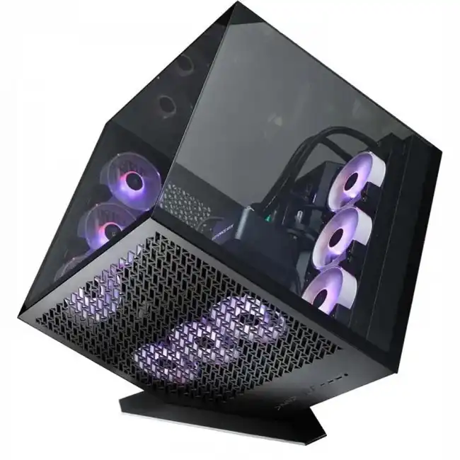 Корпус AZZA CUBE PLUS Black CSAZ-1002 CUBE+ (Игровые, Midi-Tower)
