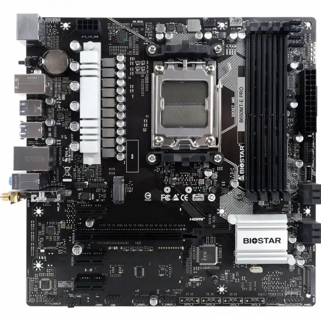 Материнская плата BIOSTAR B650MT-E Pro B650MT-E PRO (micro-ATX, AMD AM5)