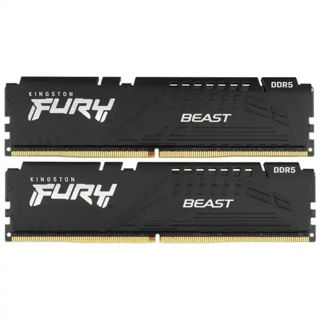 ОЗУ Kingston FURY Beast Black KF560C36BBEK2-16 (DIMM, DDR5, 16 Гб (2 х 8 Гб), 6000 МГц)