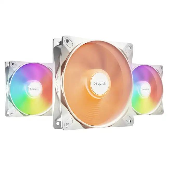 Охлаждение be quiet! Light Wings LX 120mm PWM high-speed Triple pack White, BL125 (Для системного блока)
